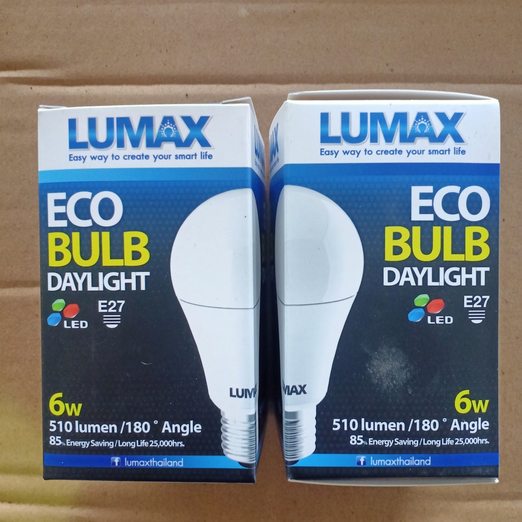 หลอด LED LUMAX#ECOBLUB 519LM/865/6W