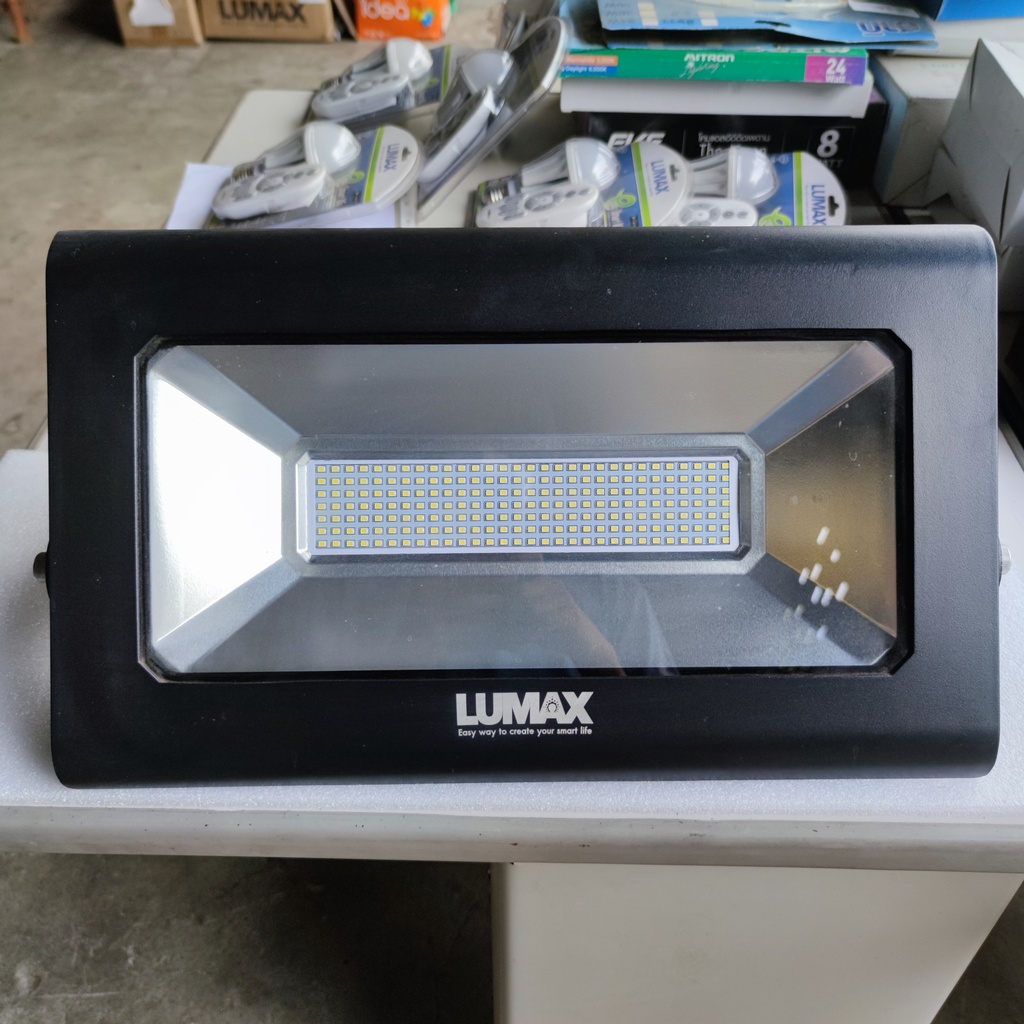 ชุดโคมสาดเเสงพร้อมหลอด LED,LUMAX#EFLL150/BL-150LED/3K